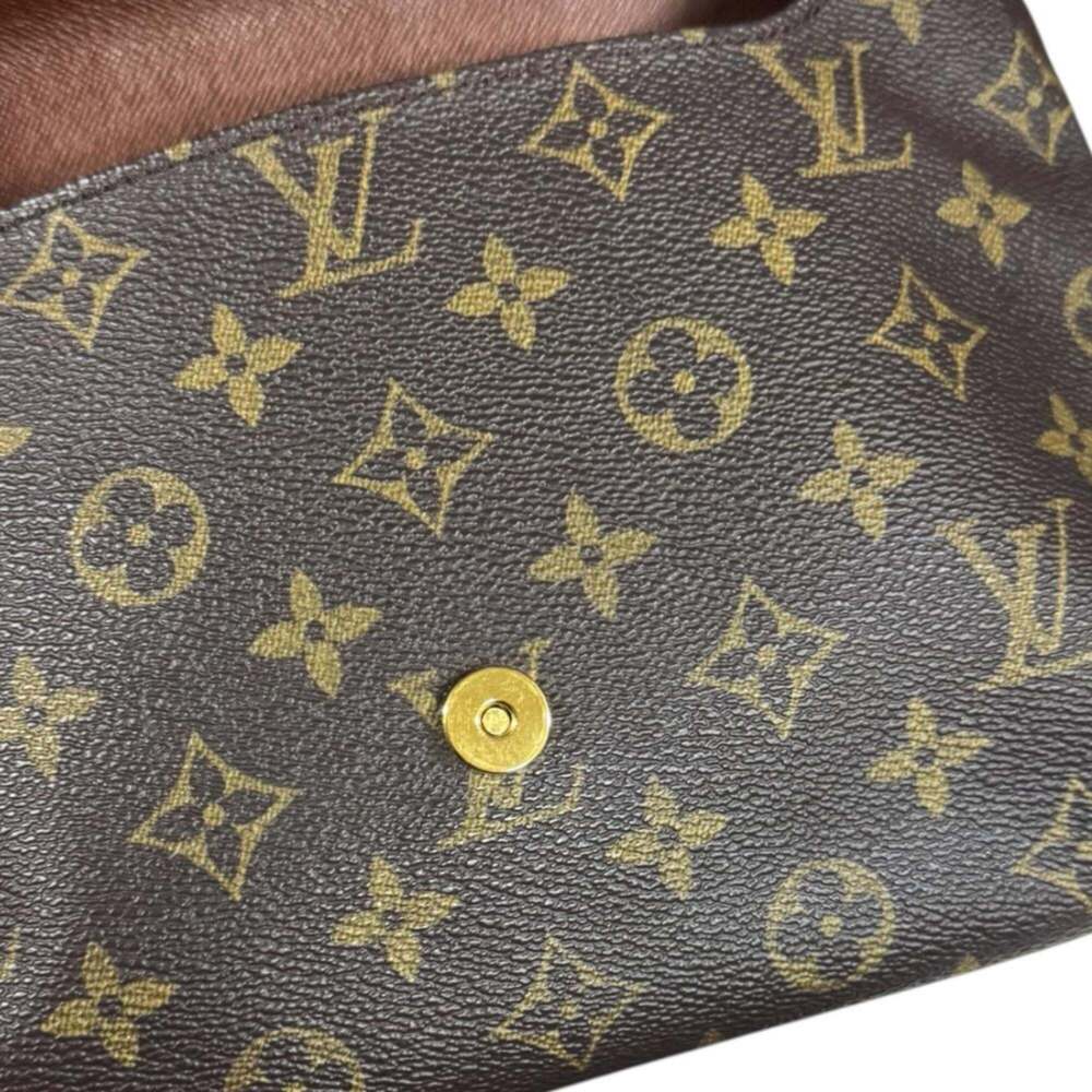 LOUIS VUITTON Brown Monogram Canvas Shoulder Bag - Picture 8 of 16